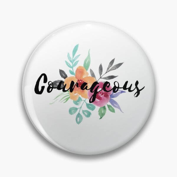 Item preview, Courageous, Inspirational, Flowers designed and sold by tresbelleshirts.