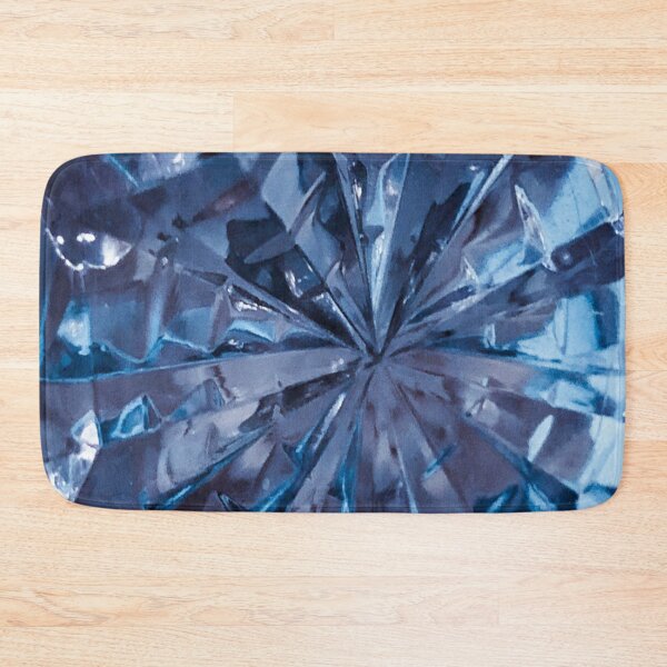 Item preview, Blue Winter Glass Crystal Pattern designed and sold by wildjellybeans.