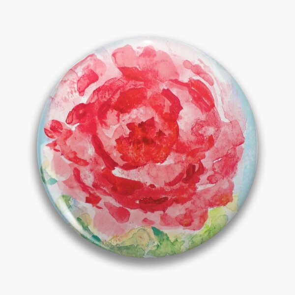Item preview, Dark pink rose watercolor designed and sold by wildseadesign.