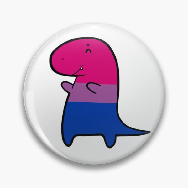 Item preview, Bisexual Flag Dinosaur  designed and sold by strawaraka.