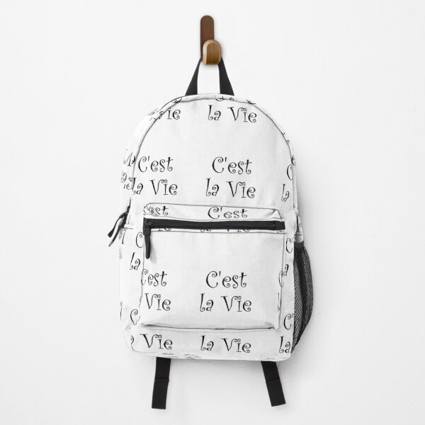 Item preview, C'est la vie french quote black color text designed and sold by yumania.
