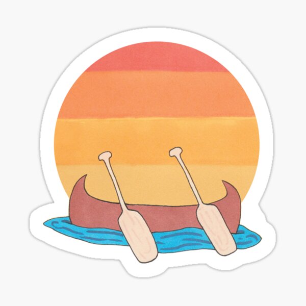 Canoe Sticker