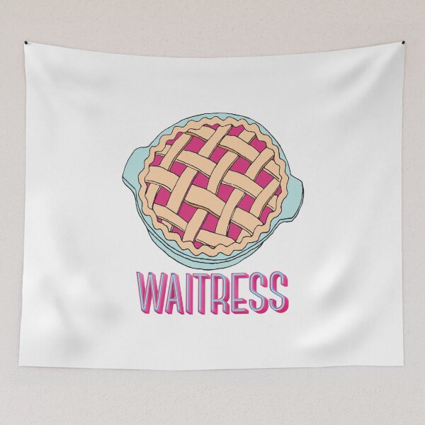 Item preview, Waitress the Musical Logo and Cherry Pie - Broadway, West End designed and sold by westendwilly.