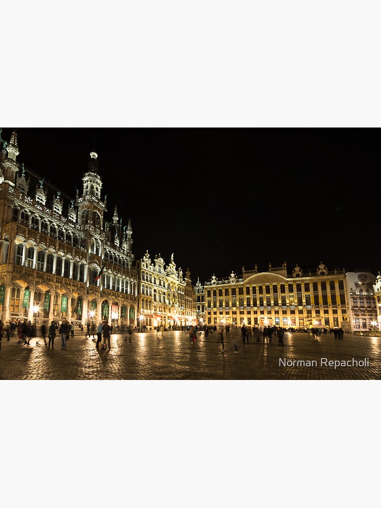 Brussels Belgium - Grand Place Grote Markt at night by keystone