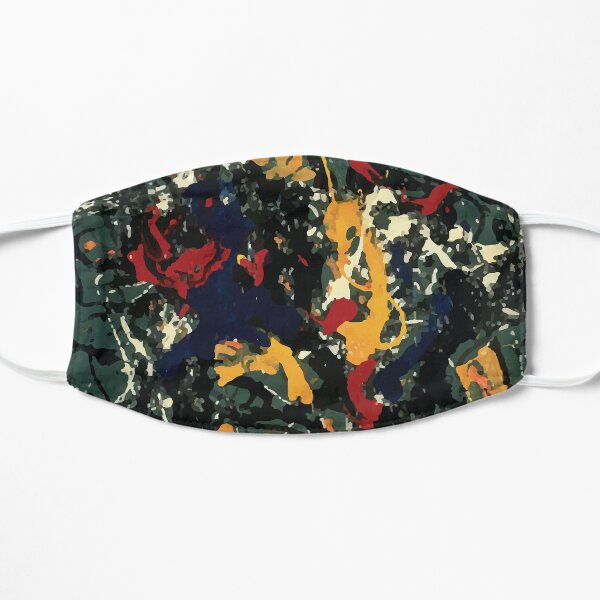 Jackson Pollack | Number 3 Flat Mask