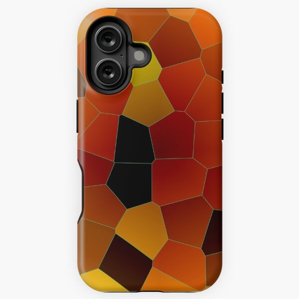 Item preview, Hot Honey Lava Mosaic Pattern designed and sold by Sebastian Grafmann.