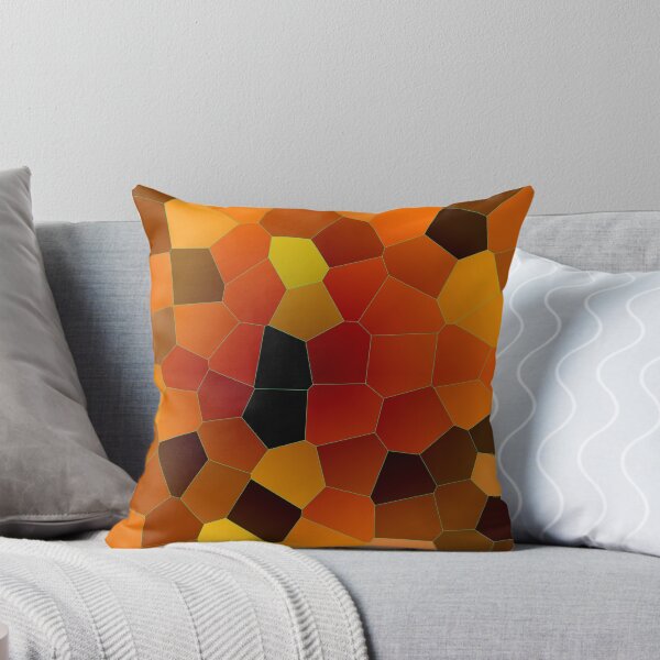 Item preview, Hot Honey Lava Mosaic Pattern designed and sold by Sebastian Grafmann.