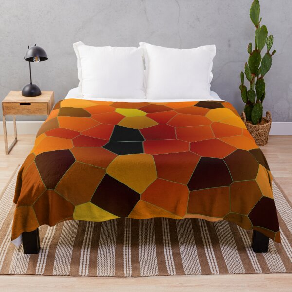Item preview, Hot Honey Lava Mosaic Pattern designed and sold by Sebastian Grafmann.