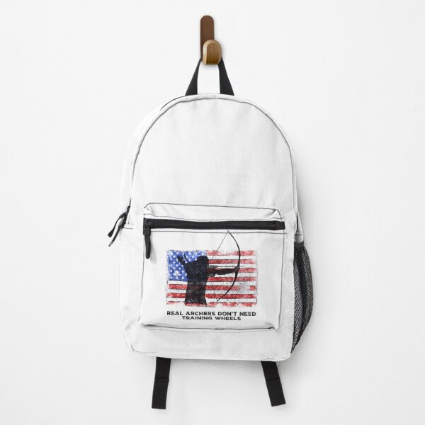 Item preview, Distressed Flag Real Archers Don't Need Training Wheels Traditional Archery  designed and sold by wdyoungblood.