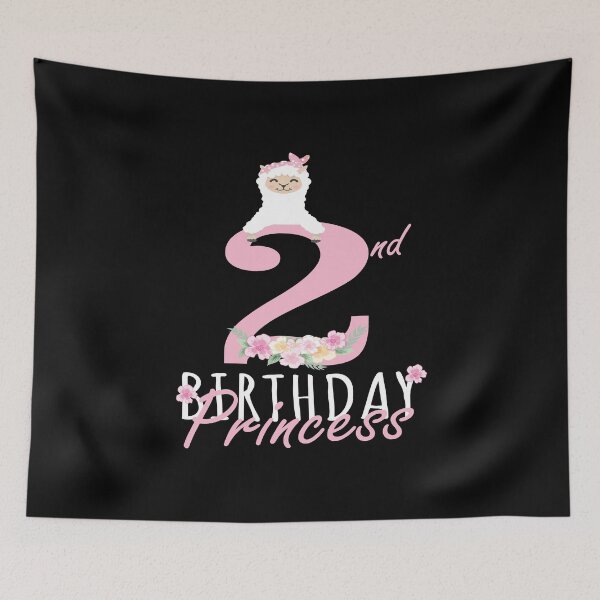 Item preview, 2nd Birthday Princess Llama Girl Llamazing 2 Years Old Party design designed and sold by Grabitees.