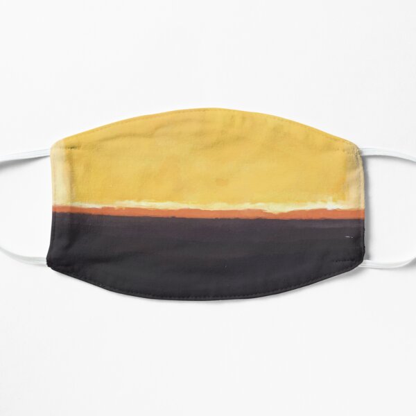 Mark Rothko | Yellow, Charcoal, Brown Flat Mask