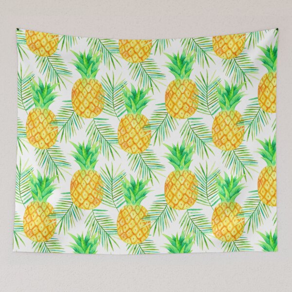 Item preview, Pineapples and Palm Leaves Pattern designed and sold by KConfetti.