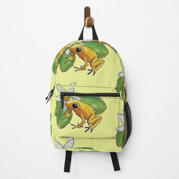 Item preview, Gold Dart Frog with Lemon Flower designed and sold by Minibeasts.