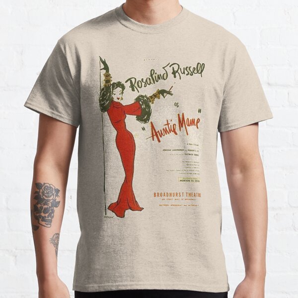 Auntie Mame, Rosalind Russell playbill Classic T-Shirt