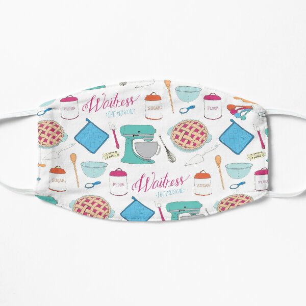 Waitress the Musical Pattern Flat Mask