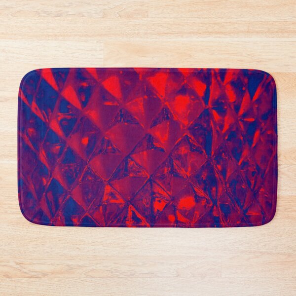 Item preview, Red Blue Glass Pattern designed and sold by wildjellybeans.