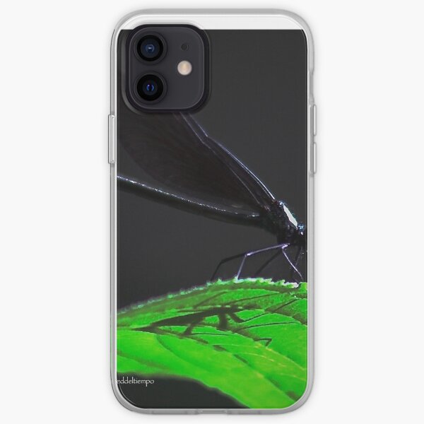Dragonfly of the enchanted forest By Yannis Lobaina iPhone Soft Case