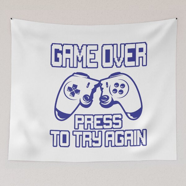 Item preview,  Best Game T-shirt , Game over , press to try again t-shirt designed and sold by JobaBreezy.