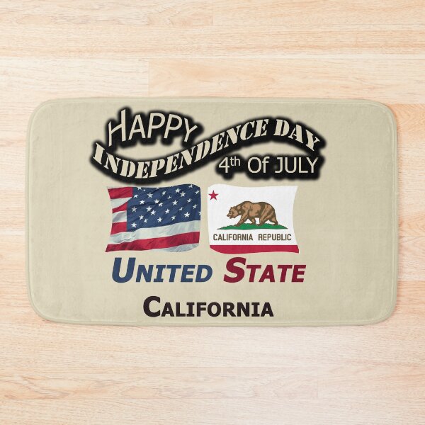 Item preview, Happy Independence Day California State, Happy 4th Of July Gift, Happy Independence Day USA, Design with Flags for each state in the United States. designed and sold by roji-world-shop.