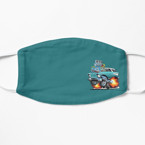 Classic Fifties Hot Rod Muscle Car Cartoon Mask