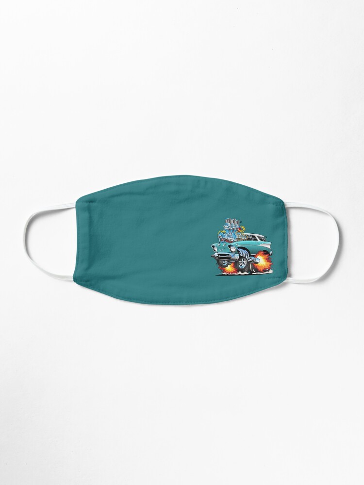 Alternate view of Classic Fifties Hot Rod Muscle Car Cartoon Mask