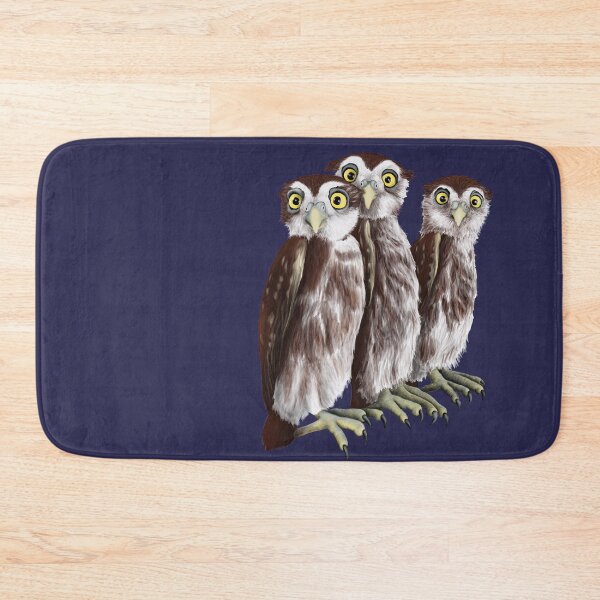 Item preview, Trio of Pygmy Owls designed and sold by Mayakiwi.