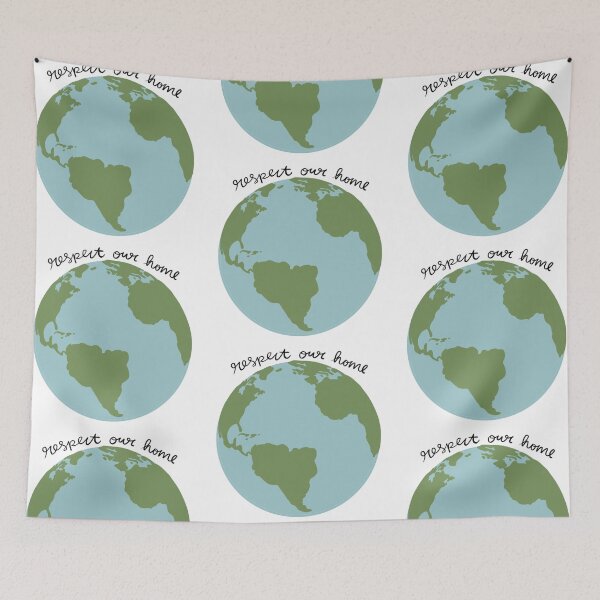 Item preview, Respect Our Home Planet Earth designed and sold by Mazie Kate.