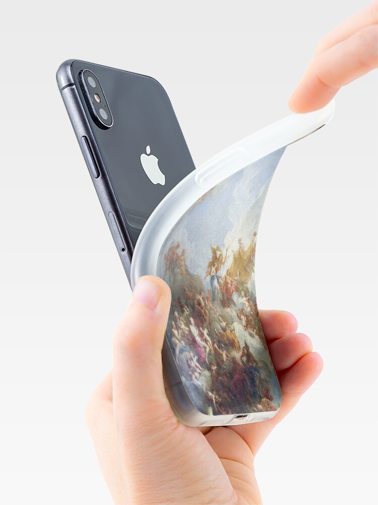Alternative Ansicht von Decke bei Versaille Renaissance Painting iPhone-Hülle