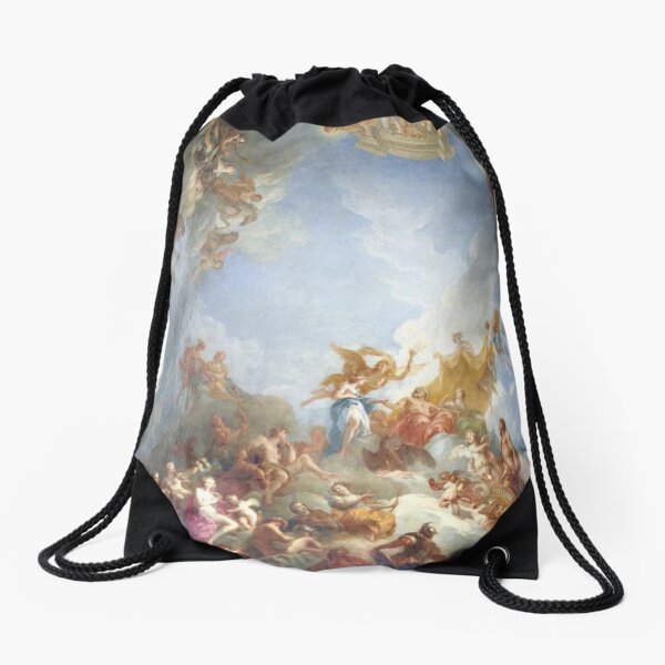 Ceiling at Versaille Renaissance Painting Drawstring Bag