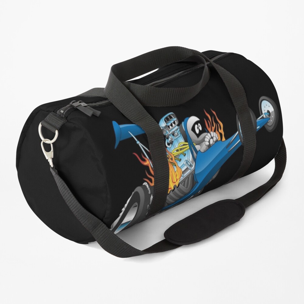 Top Fuel Dragster Cartoon Duffle Bag