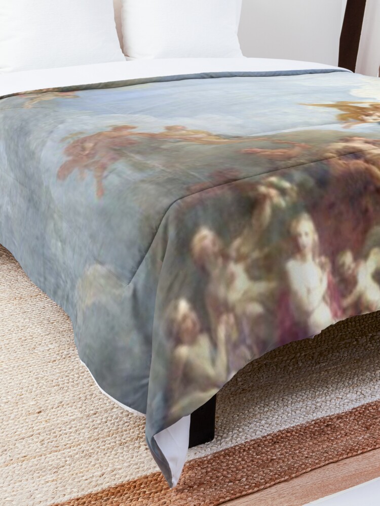 Alternate view of Ceiling at Versaille Renaissance Painting Comforter
