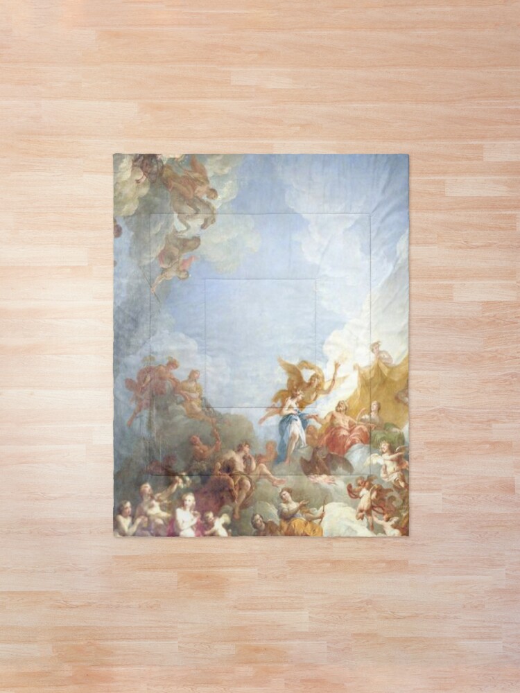 Alternate view of Ceiling at Versaille Renaissance Painting Comforter