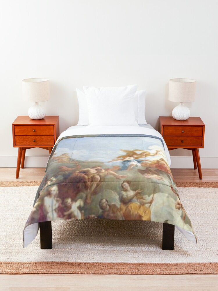 Alternate view of Ceiling at Versaille Renaissance Painting Comforter