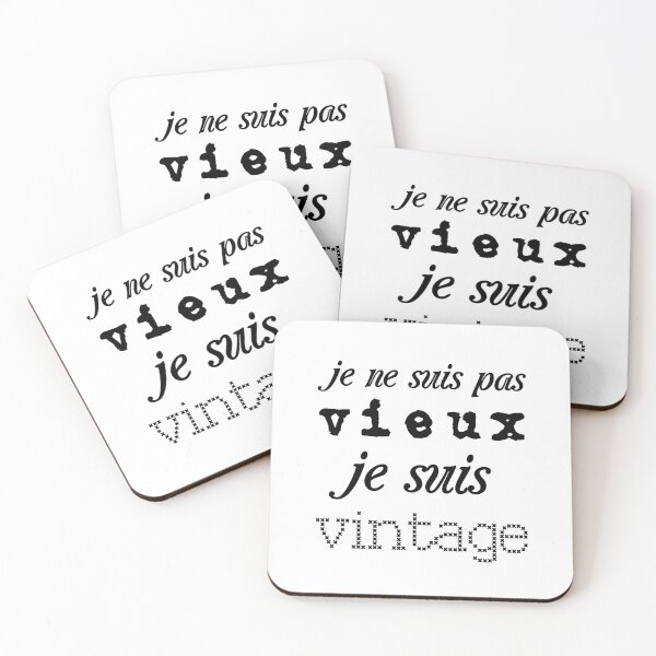 Aperçu de l'œuvre Je ne suis pas vieux je suis vintage créée et vendue par metalriffer.