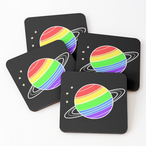 Item preview, Rainbow Saturn On Black designed and sold by taeylenol.