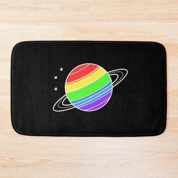 Item preview, Rainbow Saturn On Black designed and sold by taeylenol.