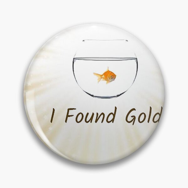 Item preview, I found gold (fish) designed and sold by The Poette.