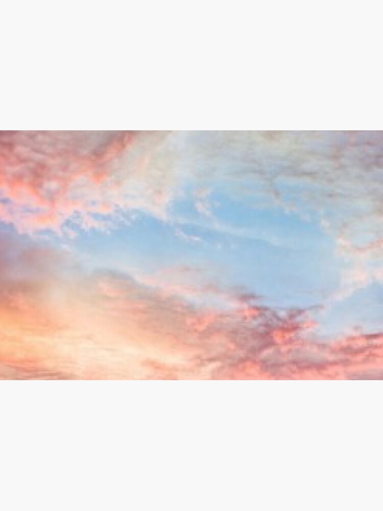 Pink Aesthetic Sunset Clouds Laptop Skin By Freshfroot Redbubble