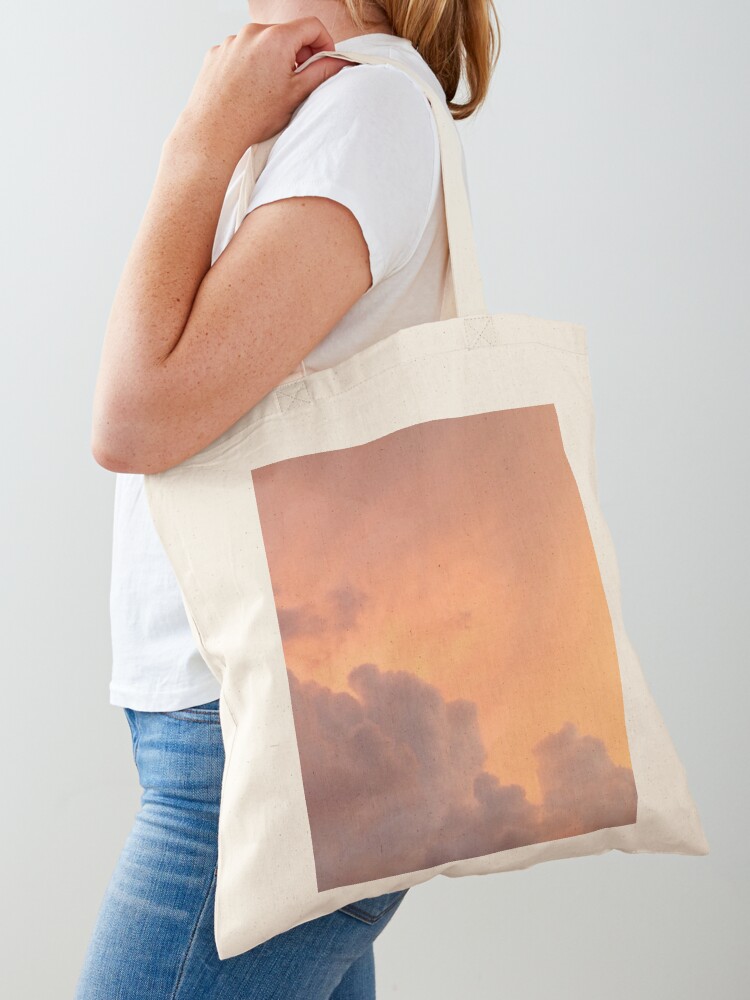 Aesthetic Orange Canvas Tote Bag