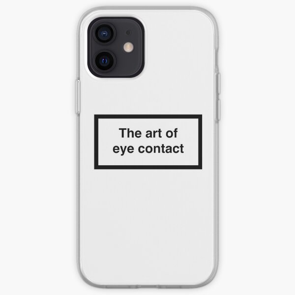 the art of eye contact iPhone Soft Case