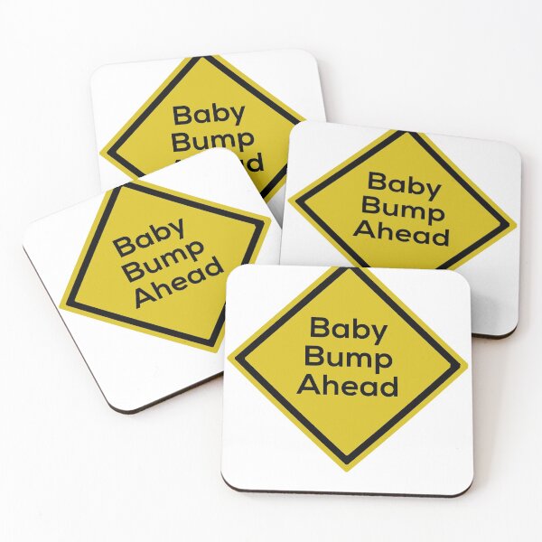 Item preview, Baby Bump Ahead - Street Sign - Baby Reveal designed and sold by purepisces.