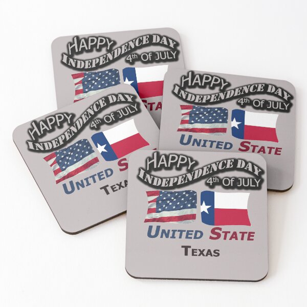 Item preview, Happy Independence Day Texas State, Happy 4th Of July Gift, Happy Independence Day USA, Design with Flags for each state in the United States. designed and sold by roji-world-shop.