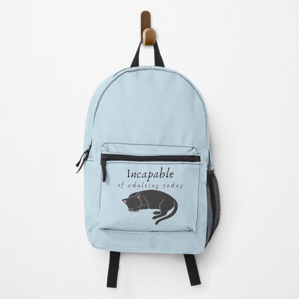 Item preview, Incapable of Adulting Today - Lazy cat design v5 designed and sold by CLPDesignLab.