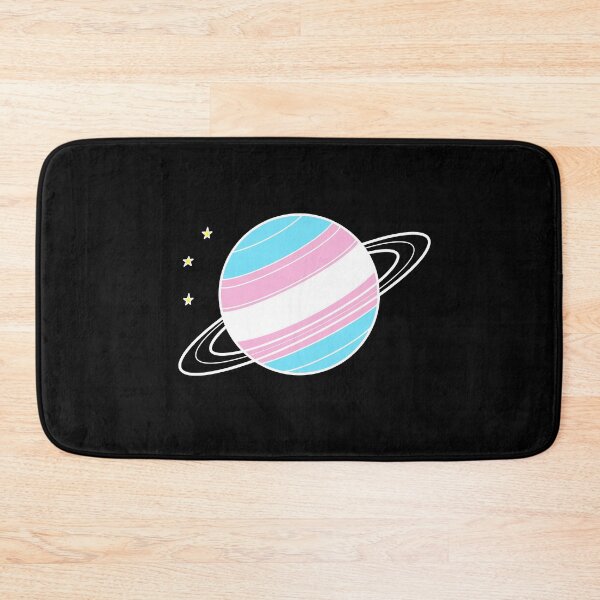 Item preview, Trans Flag Saturn On Black designed and sold by taeylenol.