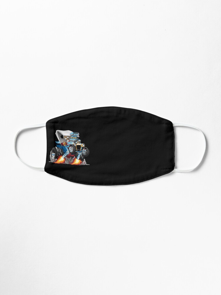 Alternate view of Custom T-bucket Roadster Hotrod Cartoon Illustration Mask