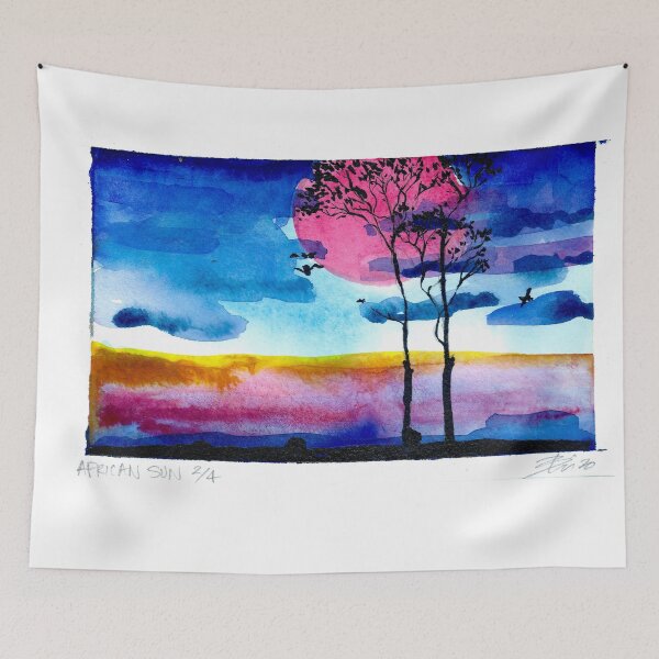 Item preview, African Sun Watercolor #2 designed and sold by BreonBliss.