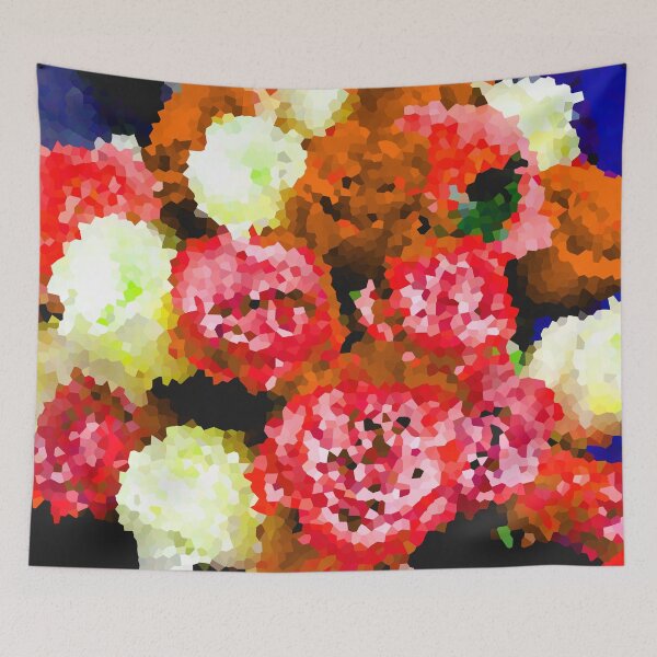 Item preview, Lovely Roses, Blush, Cream and Tangerine - Pix-elate designed and sold by IgniteWithin.