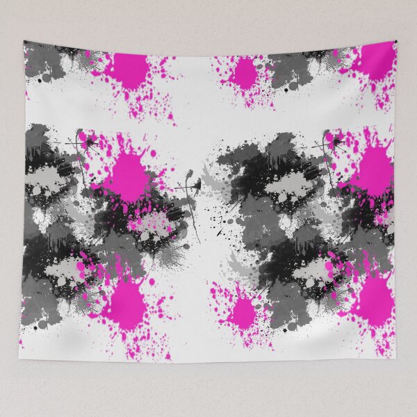 Item preview, Grey and pink splashed designed and sold by Gifted Hands Studio.
