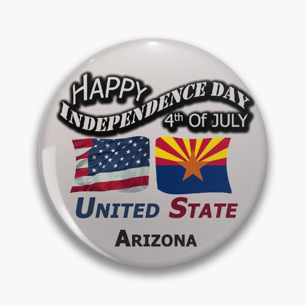 Item preview, Happy Independence Day Arizona State, Happy 4th Of July Gift, Happy Independence Day USA, Design with Flags for each state in the United States. designed and sold by roji-world-shop.