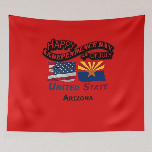 Item preview, Happy Independence Day Arizona State, Happy 4th Of July Gift, Happy Independence Day USA, Design with Flags for each state in the United States. designed and sold by roji-world-shop.